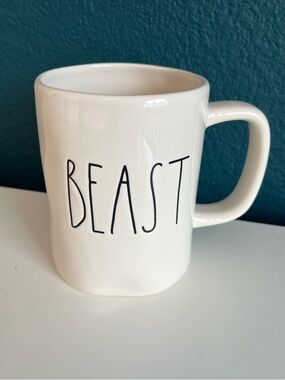 Rae Dunn BEAST Farmhouse Coffee Mug Artisan Collection by Magenta Large Tea Cup